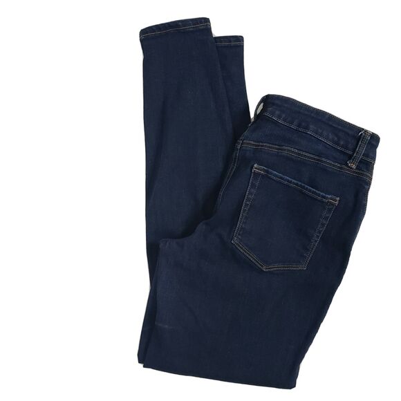 Maurices Womens Jeans Size Medium Reg Blue High Rise Stretch Dark Wash Skinny - Picture 3 of 10